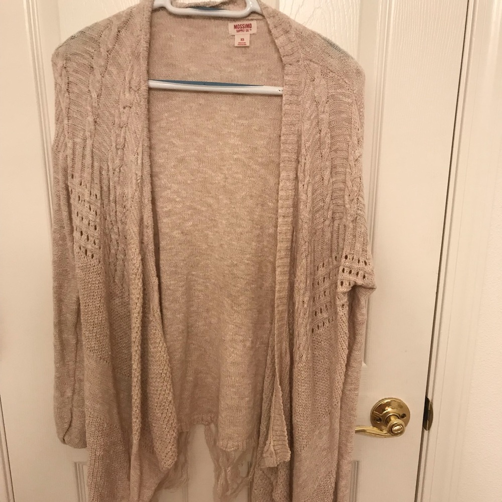 Fringe knitted cardigan